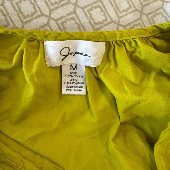 Japna Green Ruffled Puff Sleeve Mini Sundress - Picture 12 of 12